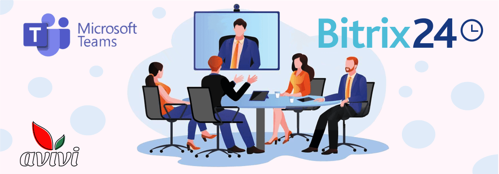 Integration events Bitrix24 calendar with MS Teams for alternative video conferences
