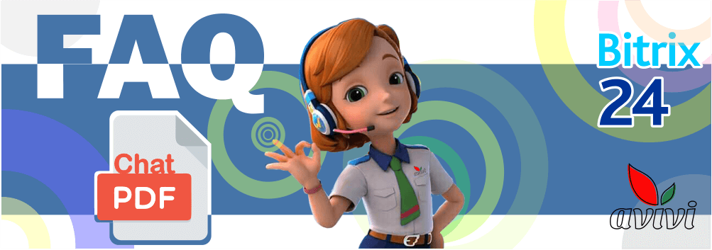 An effective solution from Avivi for automating the work of site visitors with FAQs through Bitrix24 and integration with ChatPDF