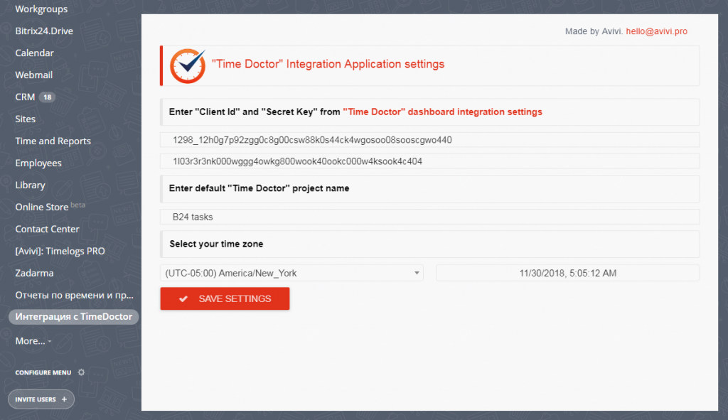 Renewal time zone for TimeDoctor integration